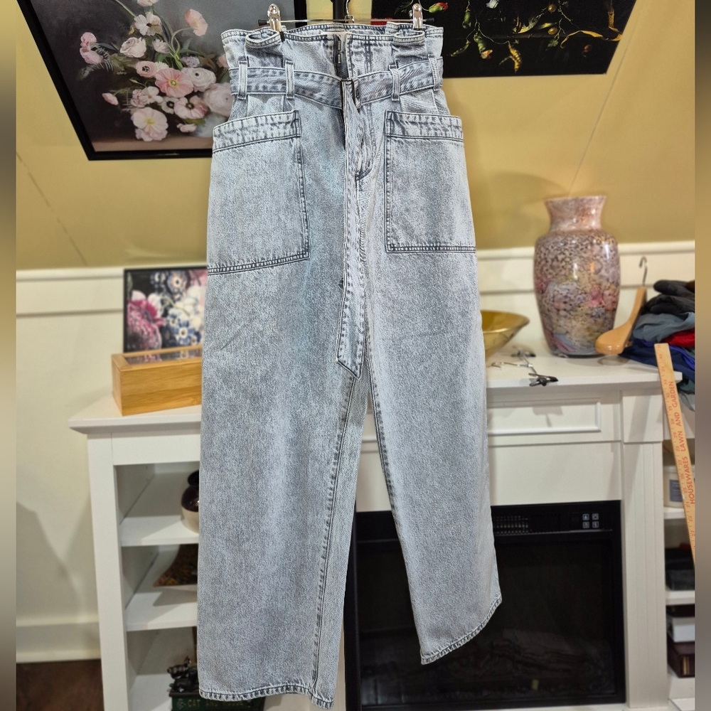 Agolde High Rise Stonewashed Jeans
